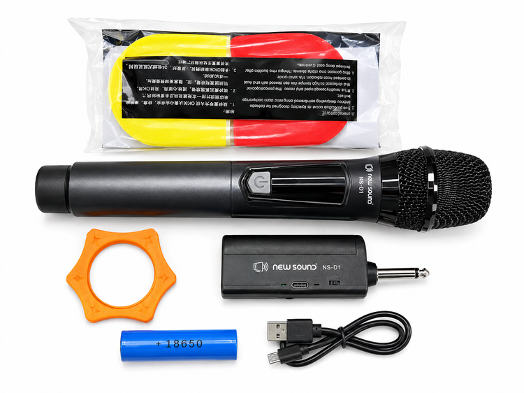 میکروفن بیسیم دانگل NEW SOUND مدل NS-D1
